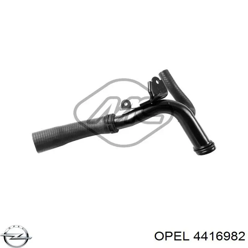 4416982 Opel Manguera superior del radiador