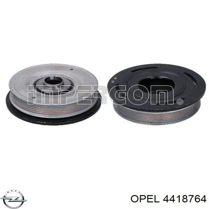 4418764 Opel polea, cigüeñal