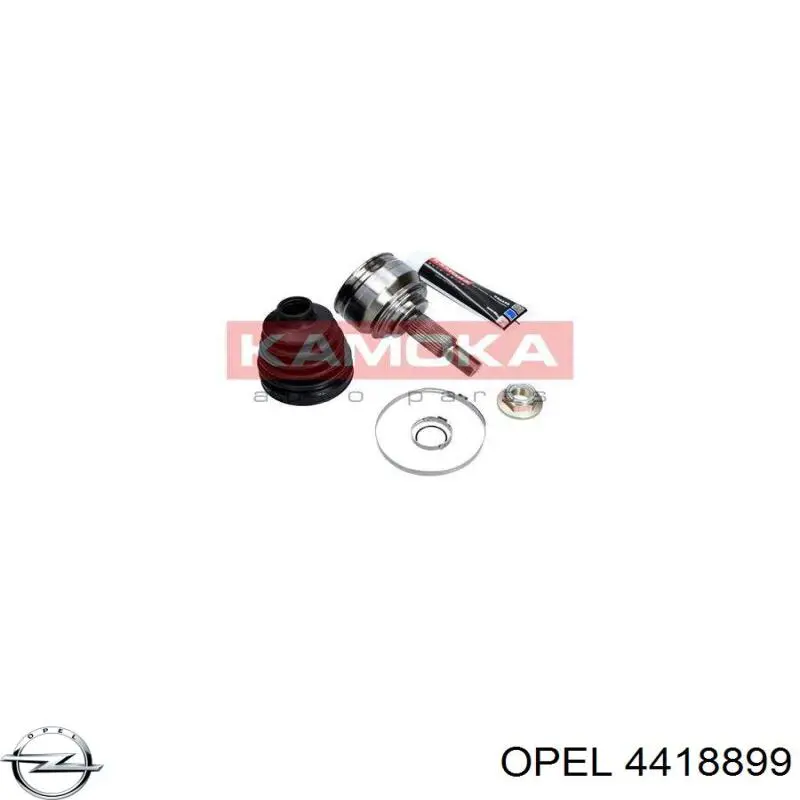 4418899 Opel árbol de transmisión delantero izquierdo