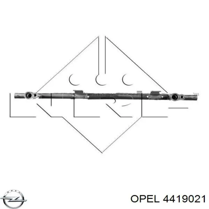 4419021 Opel condensador aire acondicionado
