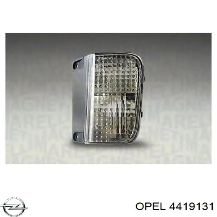 4419131 Opel faro antiniebla trasero izquierdo