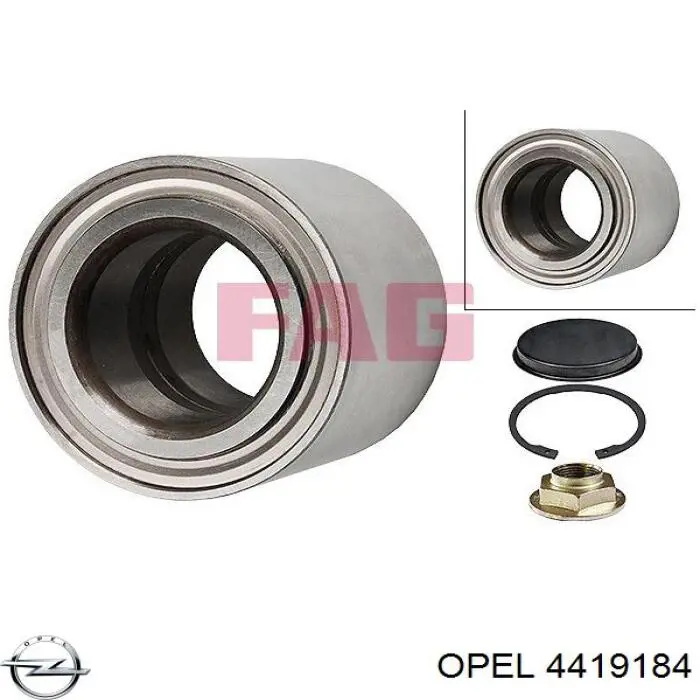 Comprar 4419184 Opel Cojinete de rueda trasero