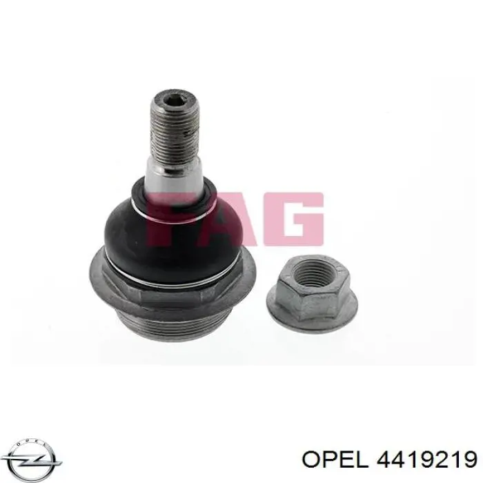 4419219 Opel rótula de suspensión inferior izquierda