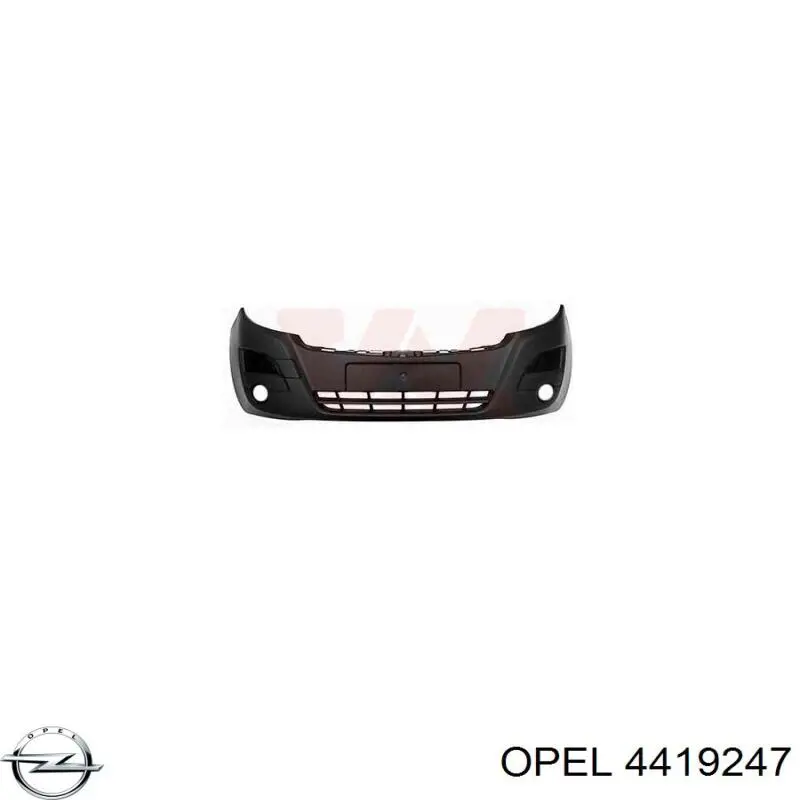 4419247 Opel parachoques delantero