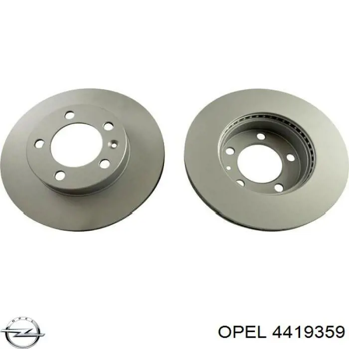 4419359 Opel freno de disco delantero