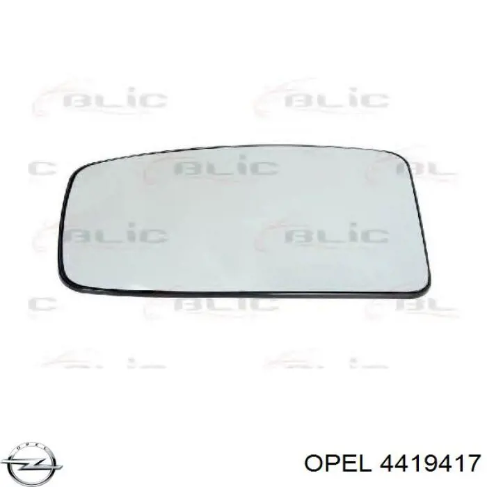 Comprar 4419417 Opel Cristal de espejo retrovisor derecho