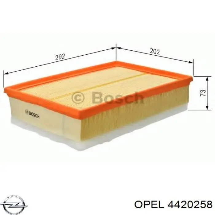 Filtro de aire Renault Master 3 FV, JV