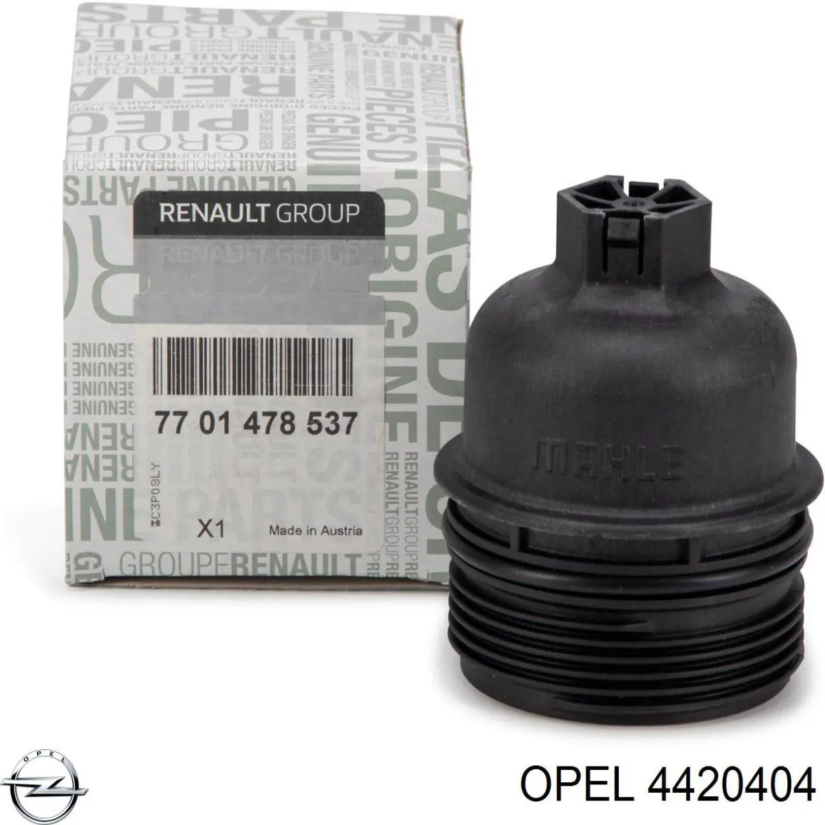 4420404 Opel tapa de filtro de aceite
