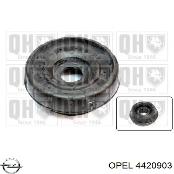 4420903 Opel soporte amortiguador delantero