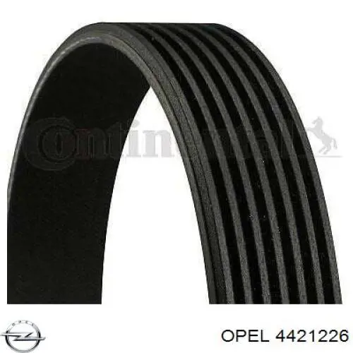 4421226 Opel correa trapezoidal