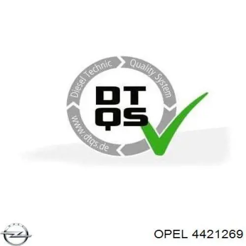 4421269 Opel piloto de matrícula