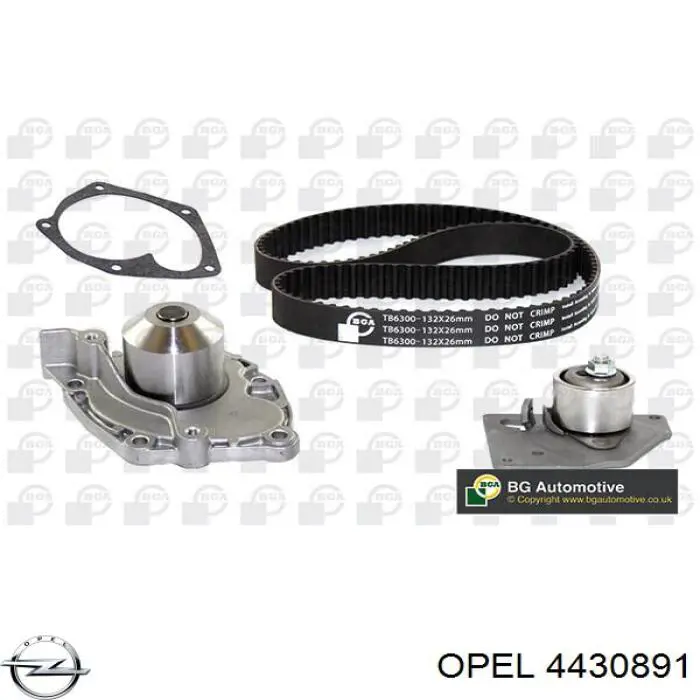 4430891 Opel kit de correa de distribución
