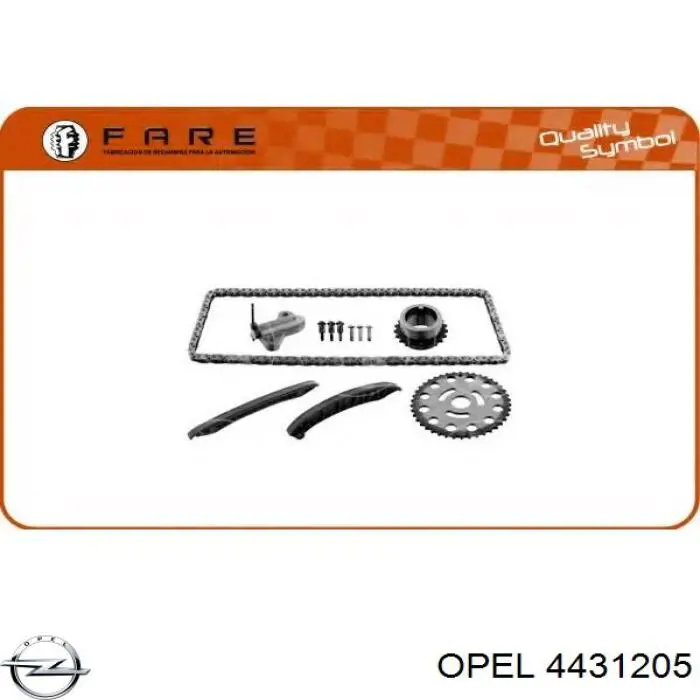 4431205 Opel kit de cadenas de distribución