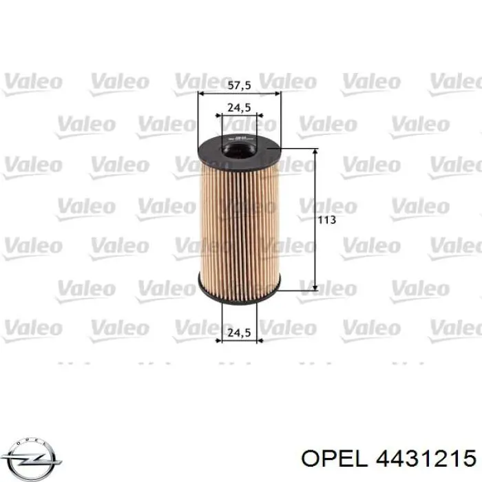 Filtro de aceite Opel 4431215 precio, desde 6,42 EUR