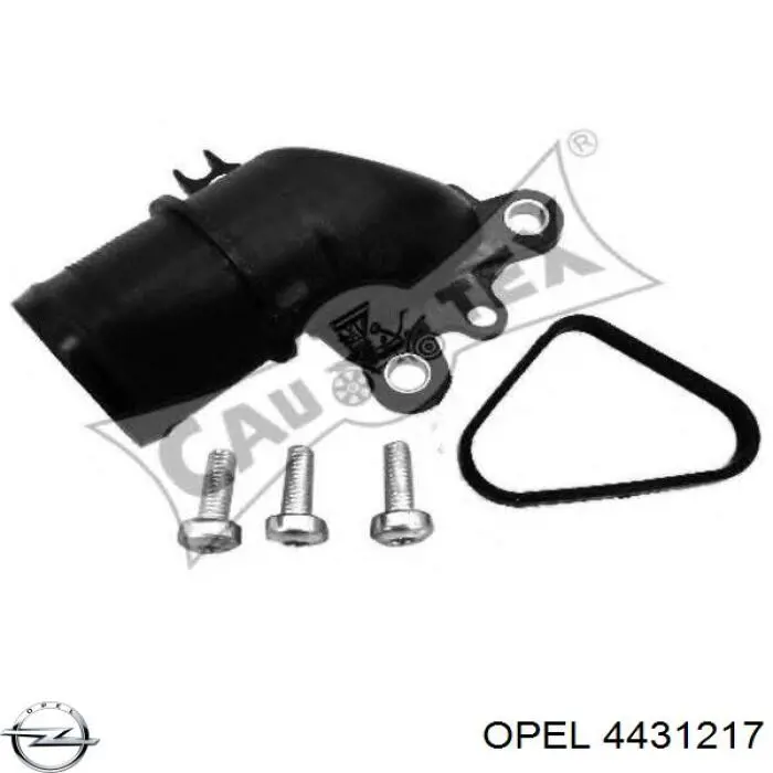 Brida del sistema de refrigeración (triple unión) Opel 4431217 precio, desde 17,05 EUR