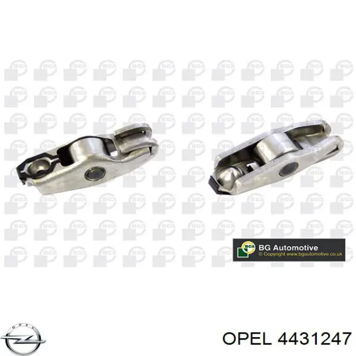 4431247 Opel balancín, distribución del motor