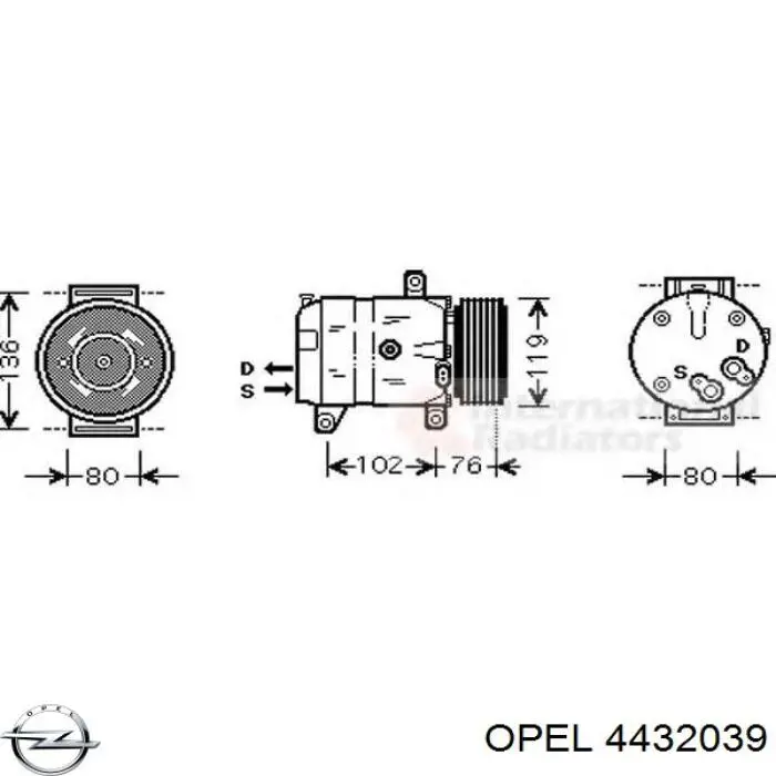 Compresor de aire acondicionado Renault Espace 4 JK0