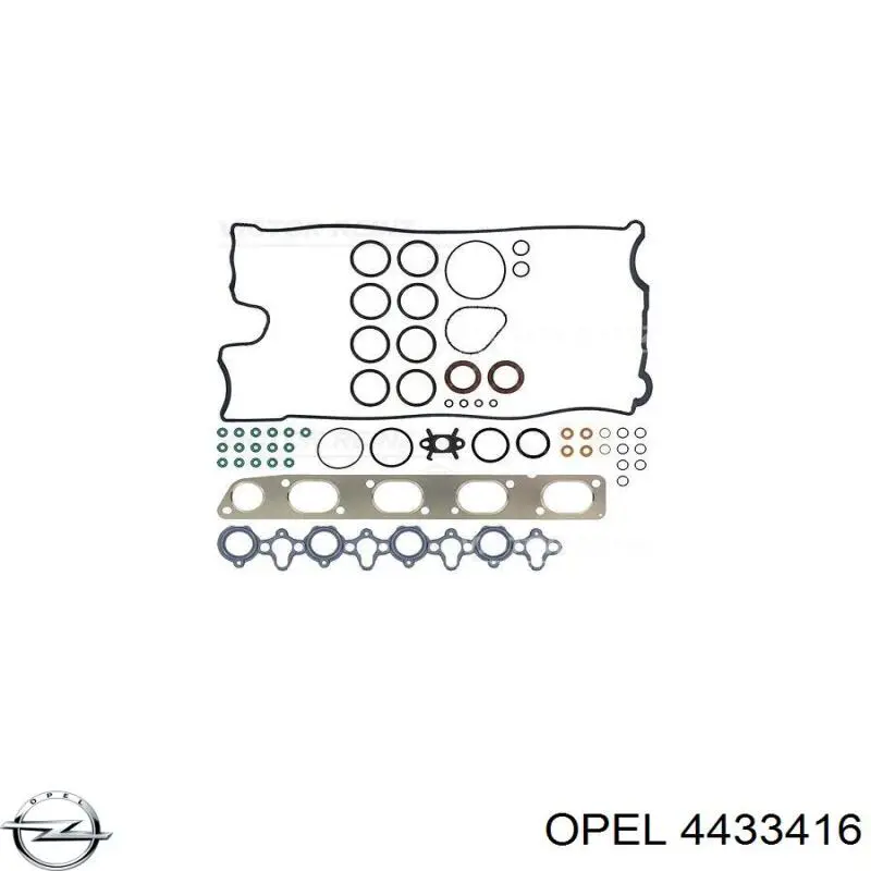4433416 Opel juego de juntas de motor, completo, superior