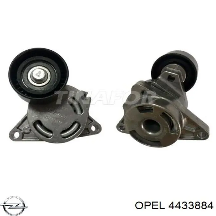 4433884 Opel tensor de correa poli v