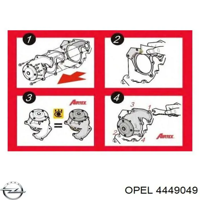 Bomba de agua Renault Espace 4 JK0