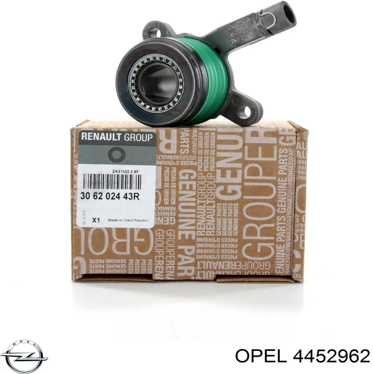 Desembrague central, embrague 4452962 Opel