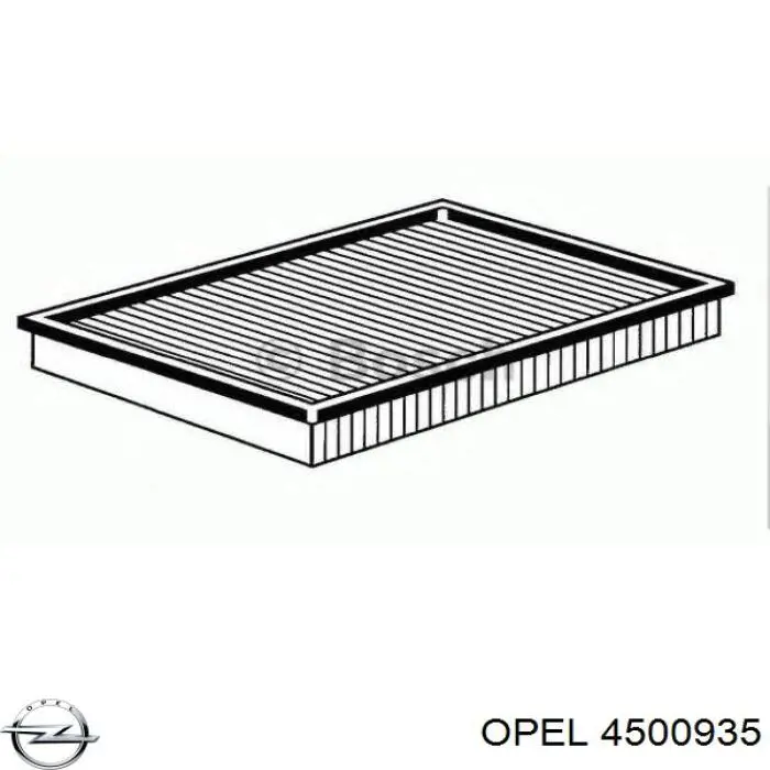 4500935 Opel filtro de aire