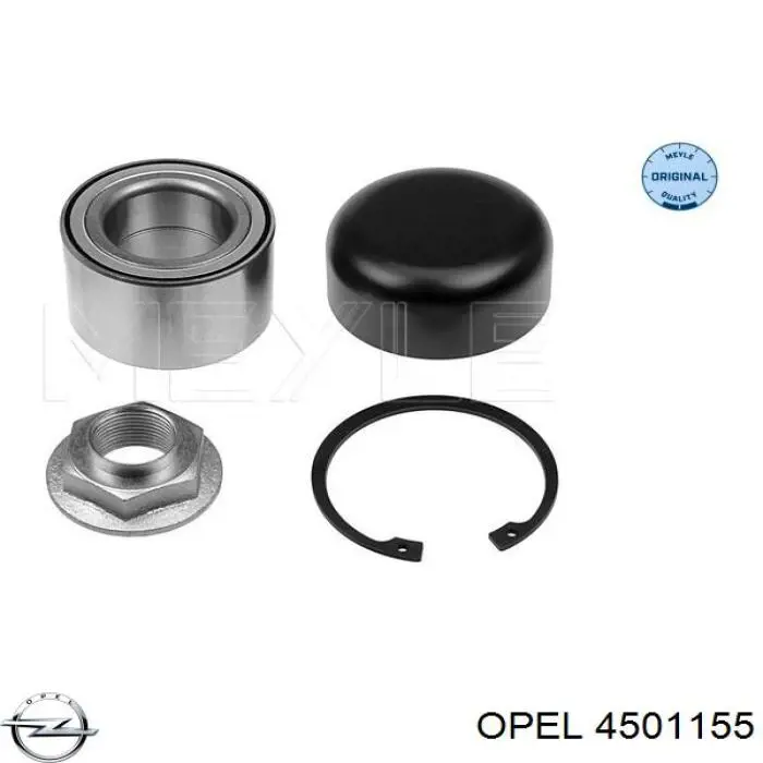 4501155 Opel cojinete de rueda trasero