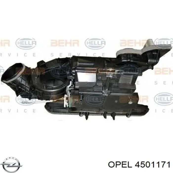 2766800QAC Nissan evaporador, aire acondicionado