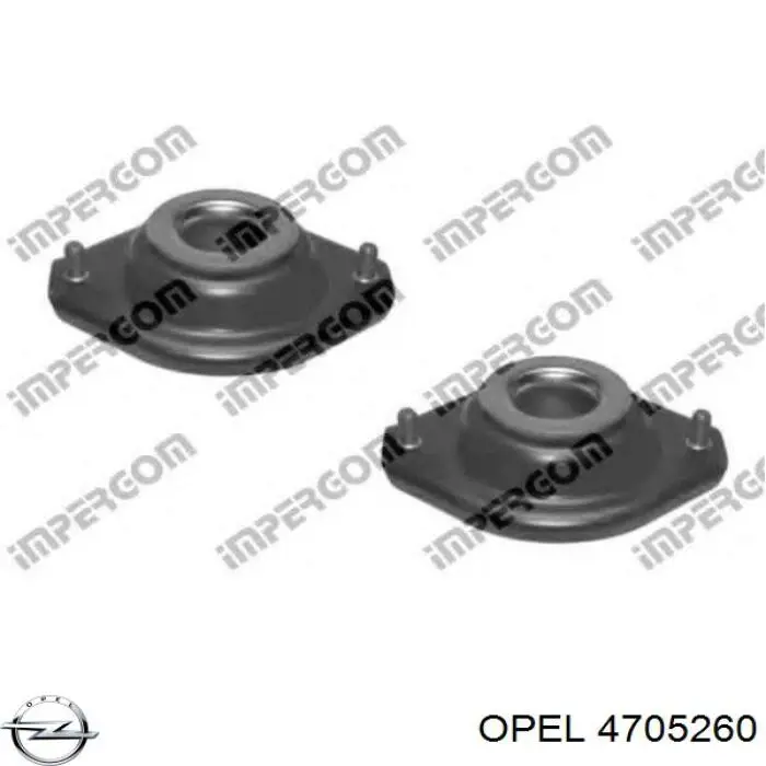 4705260 Opel soporte amortiguador delantero