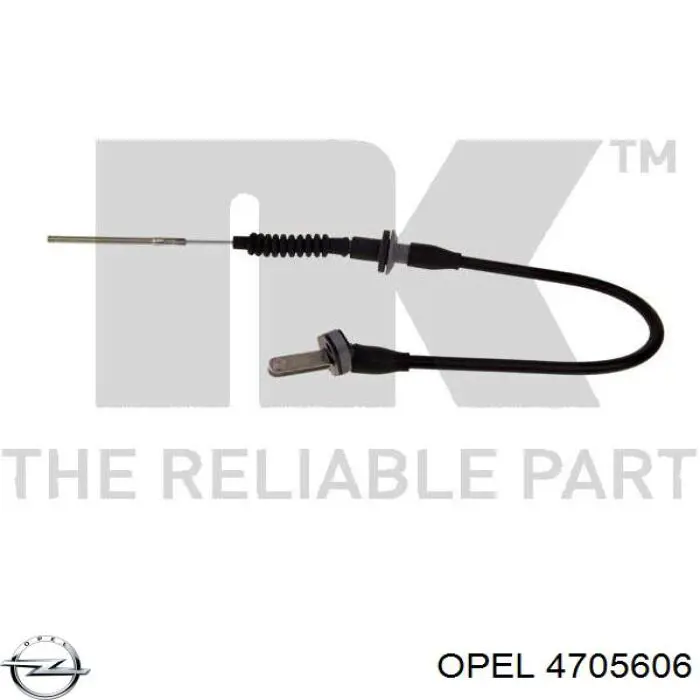 4705606 Opel cable de embrague