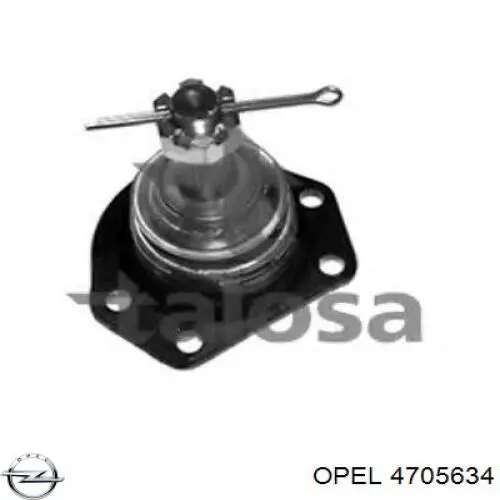 4705634 Opel refuerzo parachoque delantero