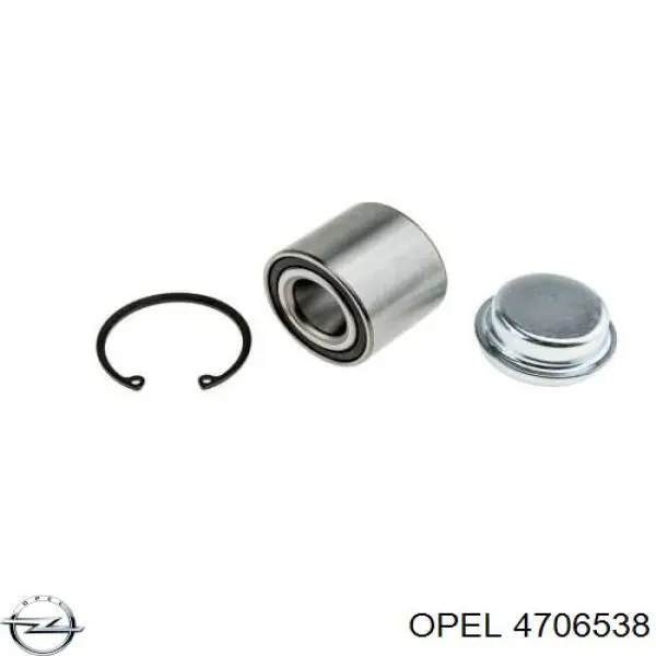 4706538 Opel cojinete de rueda trasero