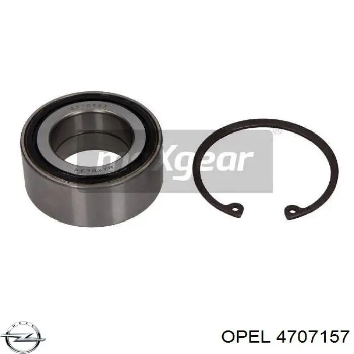 4707157 Opel cojinete de rueda delantero