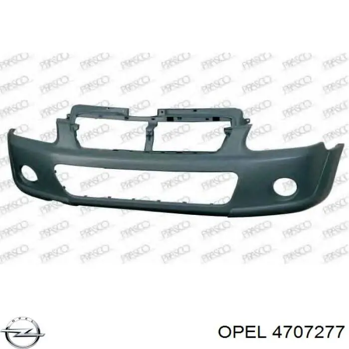 4707277 Opel paragolpes delantero