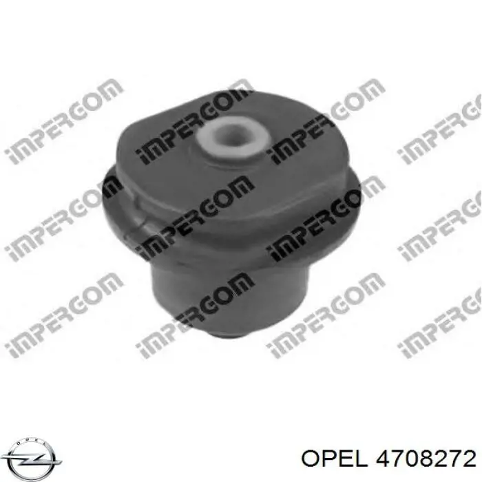 4708272 Opel suspensión, cuerpo del eje trasero