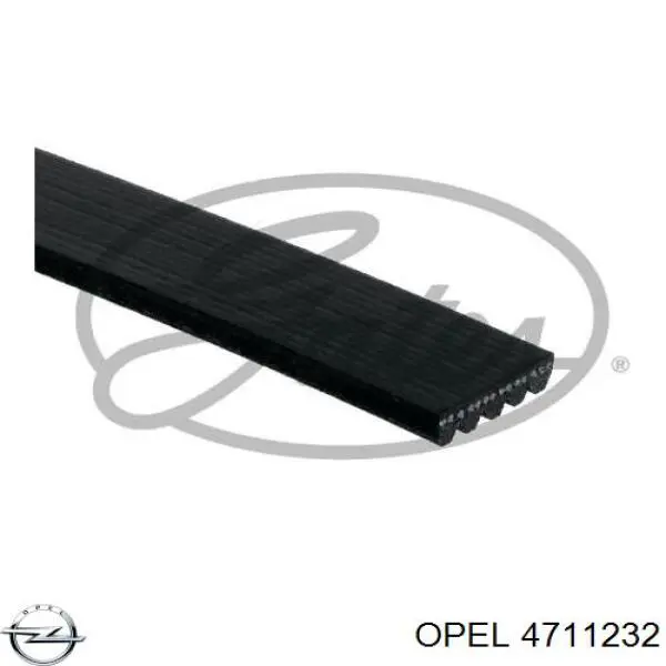 4711232 Opel correa trapezoidal