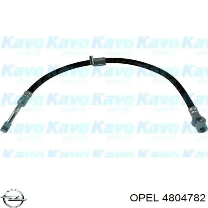 4804782 Opel latiguillos de freno trasero derecho