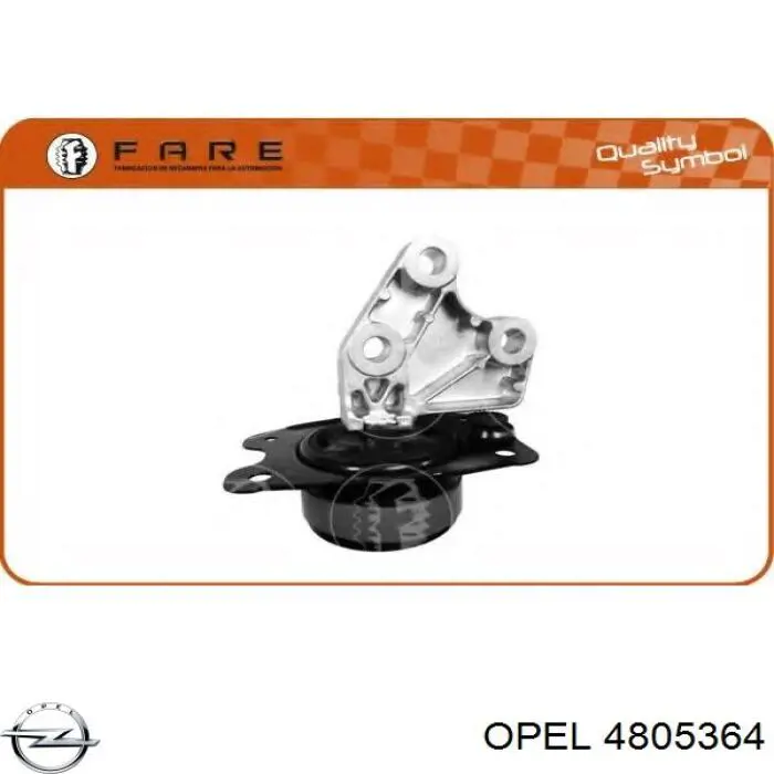 4805364 Opel soporte motor izquierdo