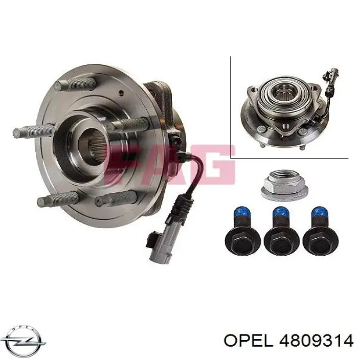 Comprar 4809314 Opel Bujes de ruedas