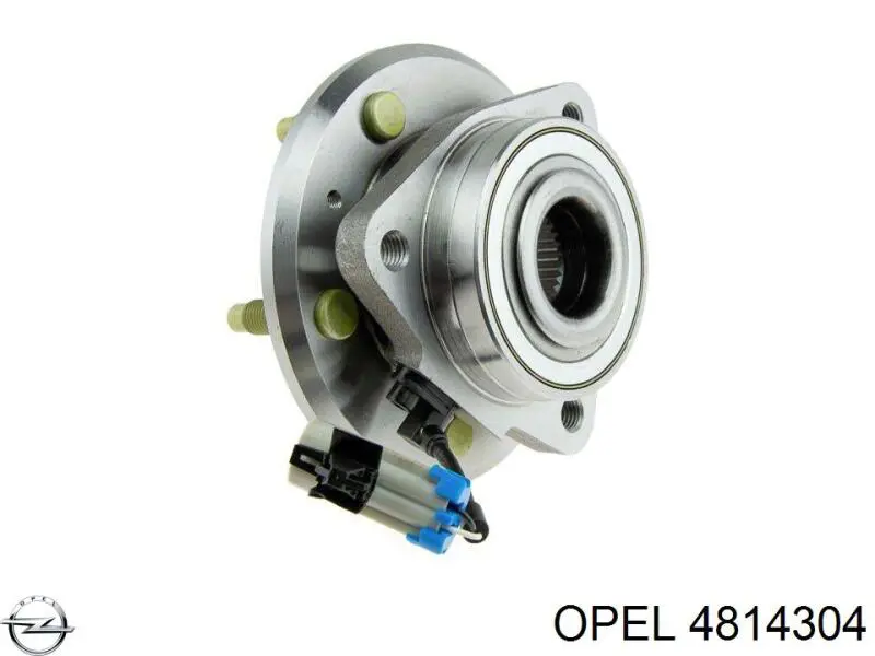 Buje de rueda delantero 4814304 Opel