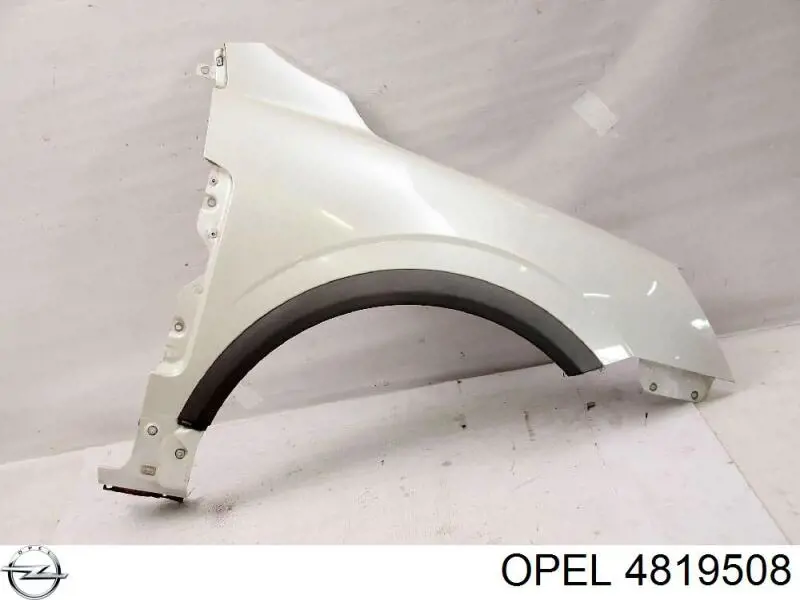 4819508 Opel guardabarros delantero derecho