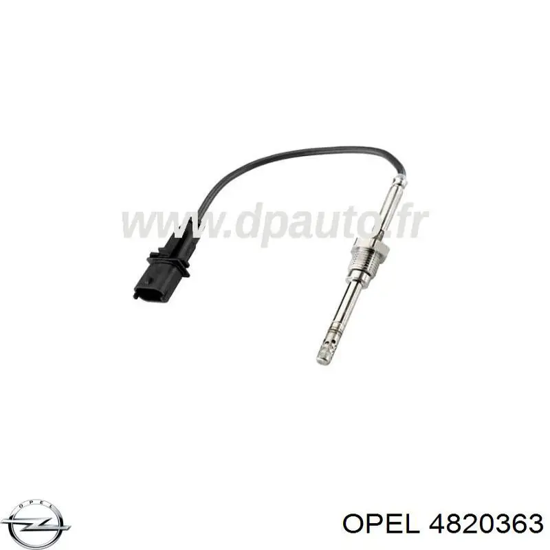 4820363 Opel sensor de temperatura, gas de escape, después de filtro hollín/partículas