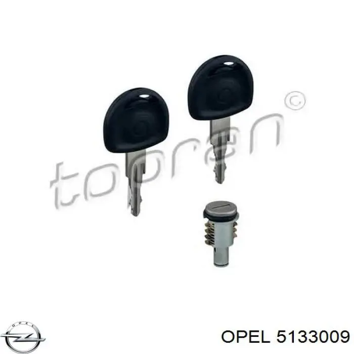 Cilindro de cerradura de puerta delantera izquierda Opel 5133009 precio, desde 7,03 EUR