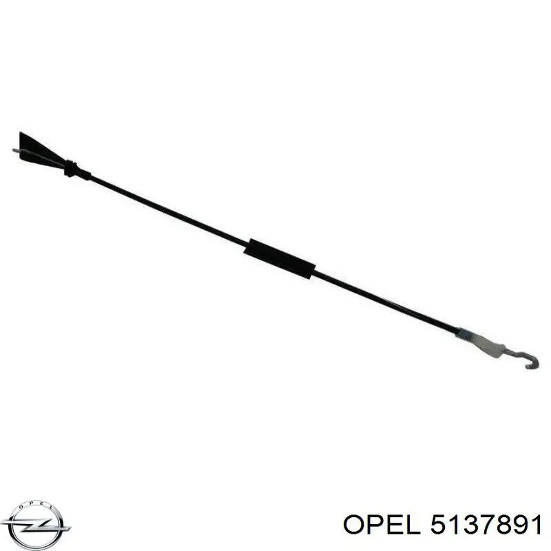 5137891 Opel cable de accionamiento, desbloqueo de puerta trasera