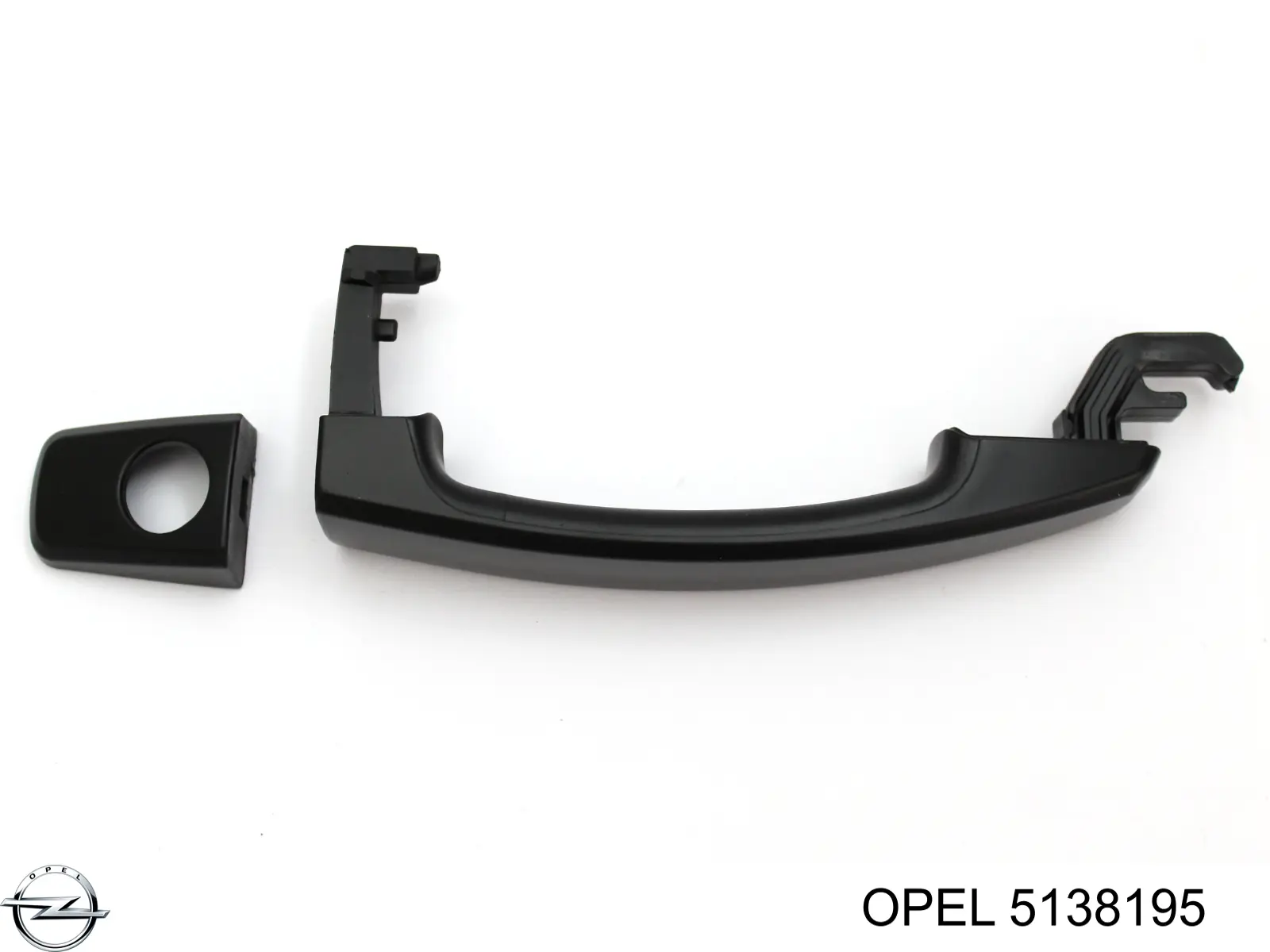 5138195 Opel tirador de puerta exterior delantero
