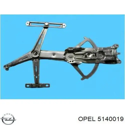 5140019 Opel mecanismo de elevalunas, puerta delantera izquierda