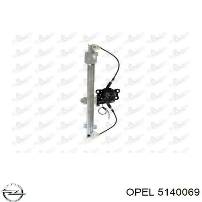 Comprar 5140069 Opel Mecanismo de elevalunas de la puerta trasera izquierda