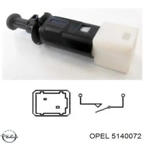 5140072 Opel mecanismo de elevalunas, puerta trasera derecha