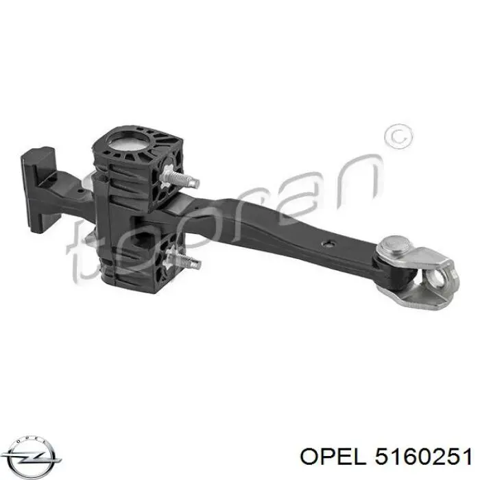 Limitador de apertura de puerta delantera Opel 5160251 precio, desde 25,77 EUR