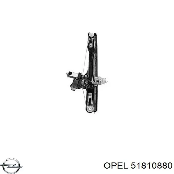 Comprar 51810880 Opel Mecanismo de elevalunas delantero izquierdo
